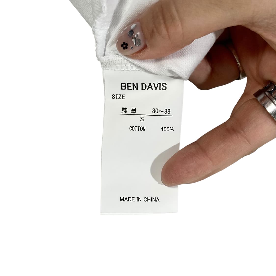 벤 데이비스 포켓 화이트 롱 슬리브 상품이미지4