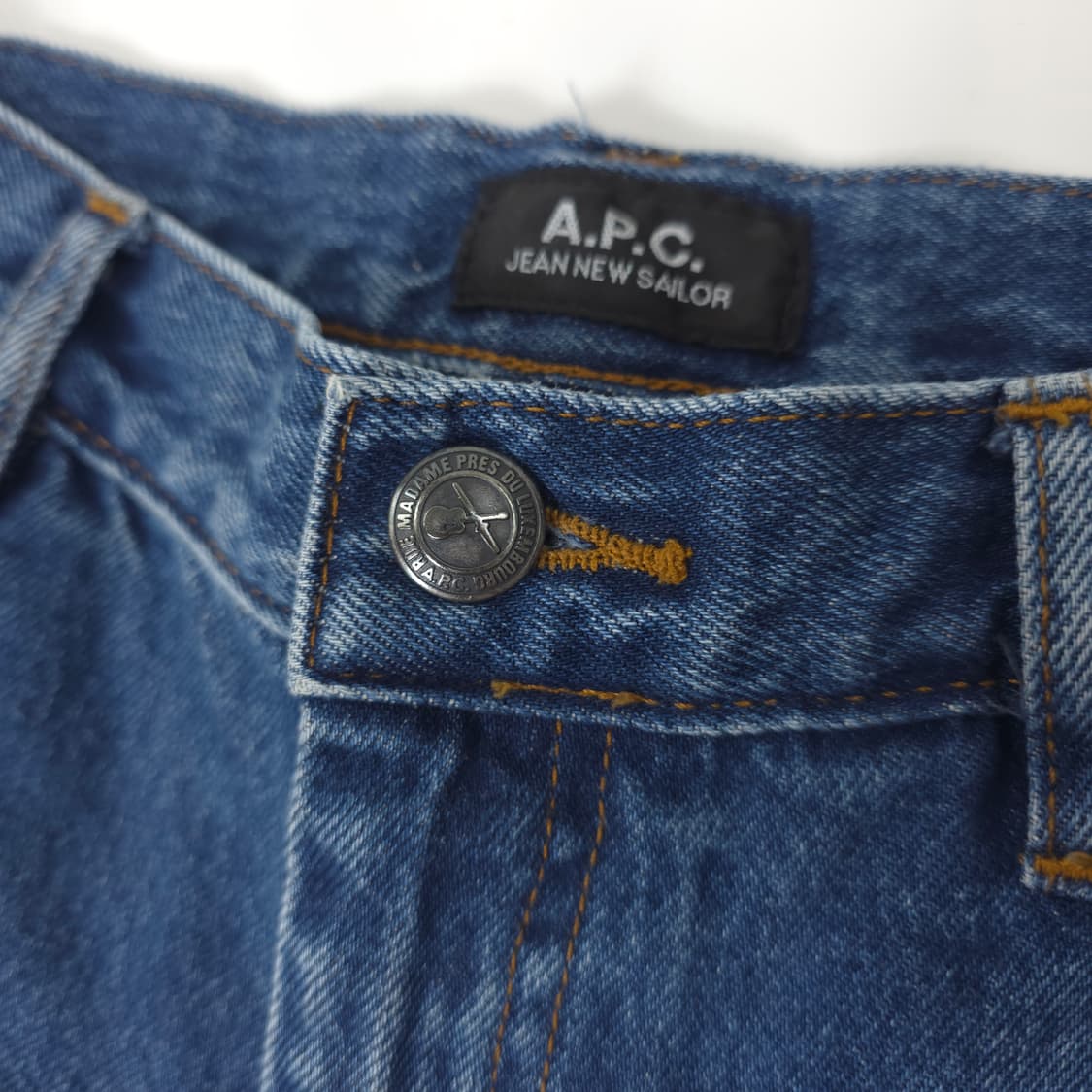 아페쎄 세일러 데님팬츠 중청 (26) 상품이미지4