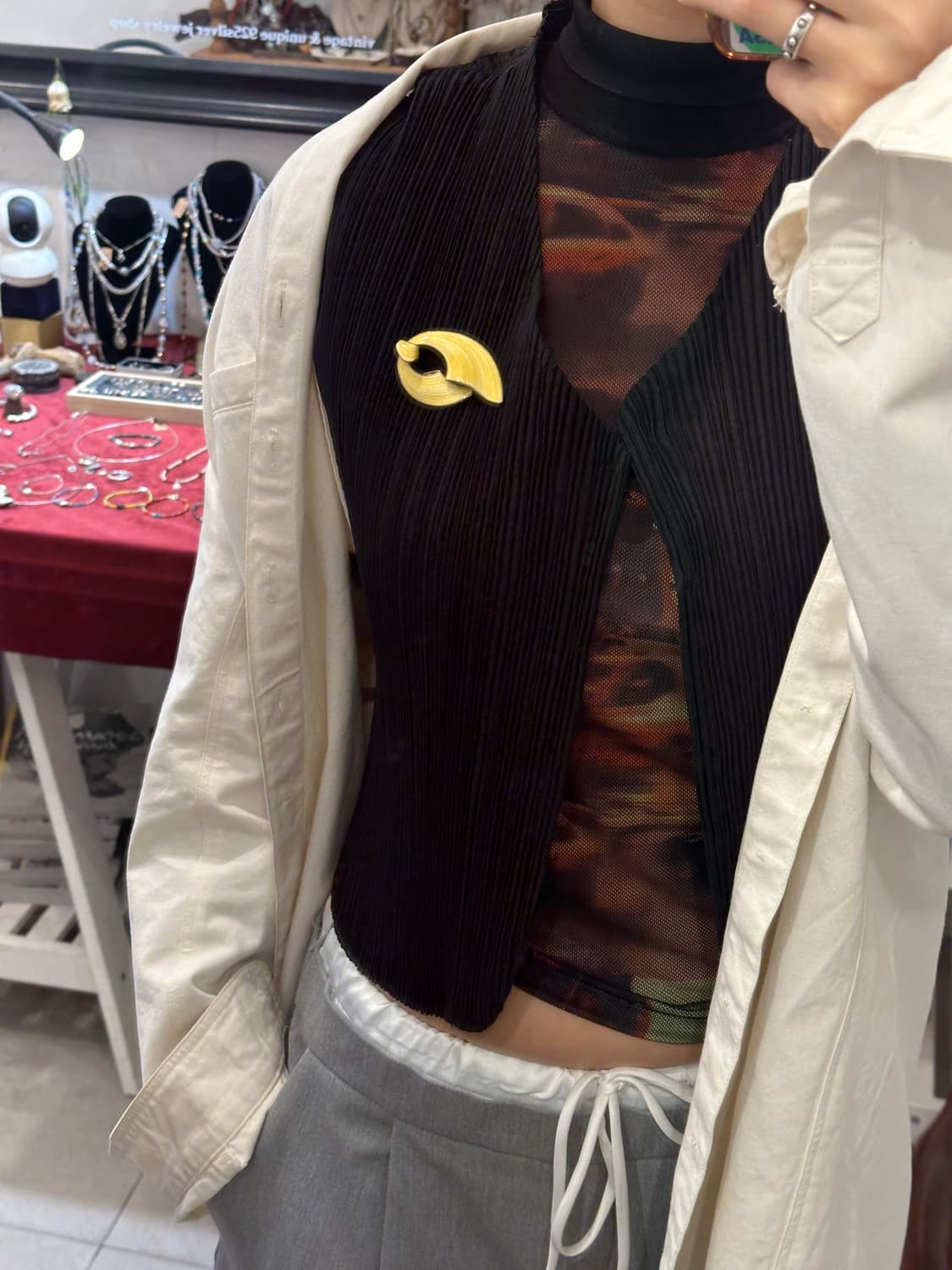 FINN JENSEN 925silver pendant&brooch nec 상품이미지2