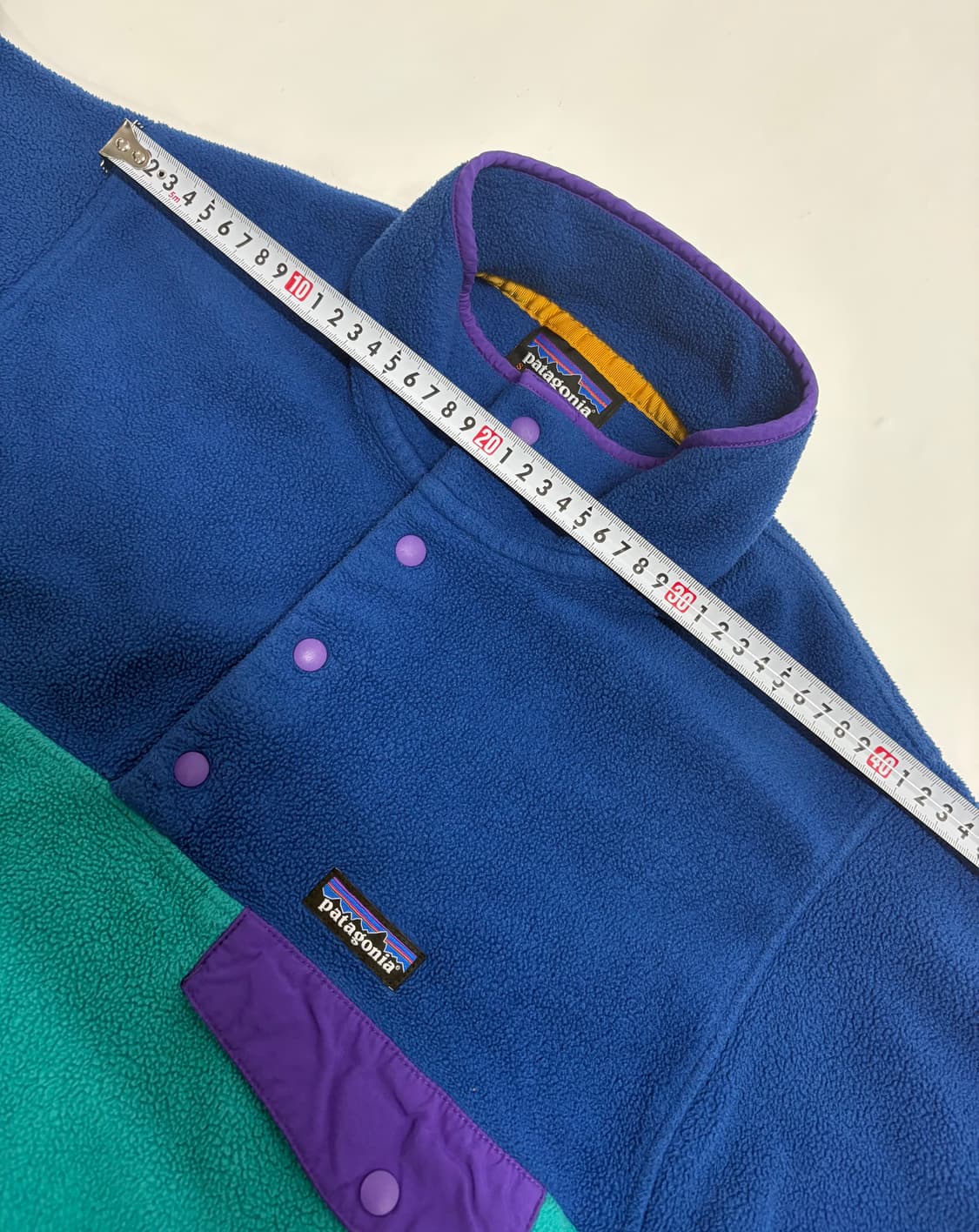 빈티지 파타고니아 신칠라 스냅티 블루/그린 멘즈S 상품이미지9