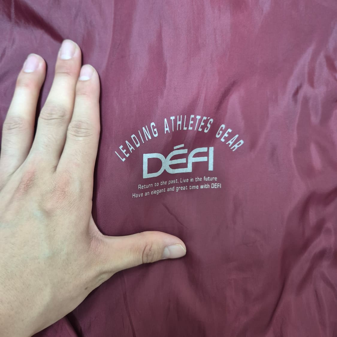 DEFI 스포츠 올드스쿨 빅로고 바람막이 자켓 상품이미지4