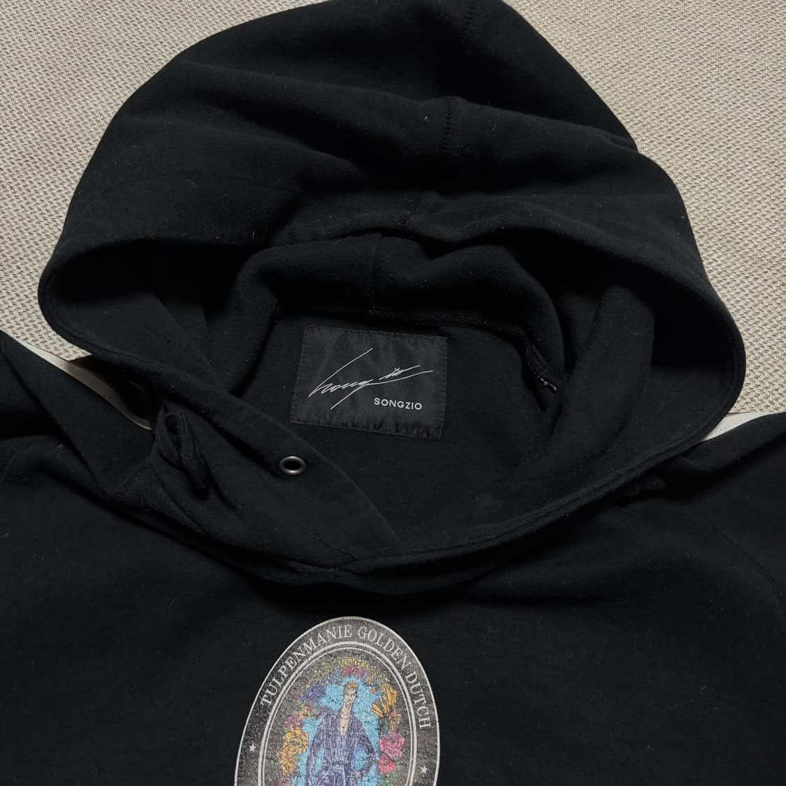 송지오옴므 프린팅 후드티 상품이미지3