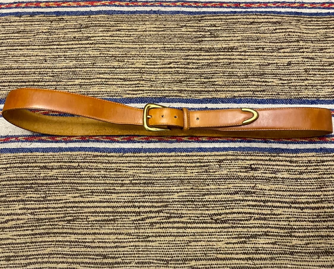 (36~40)USA SEBAGO 리얼레더 빈티지 웨스턴벨트 가죽벨트 상품이미지2