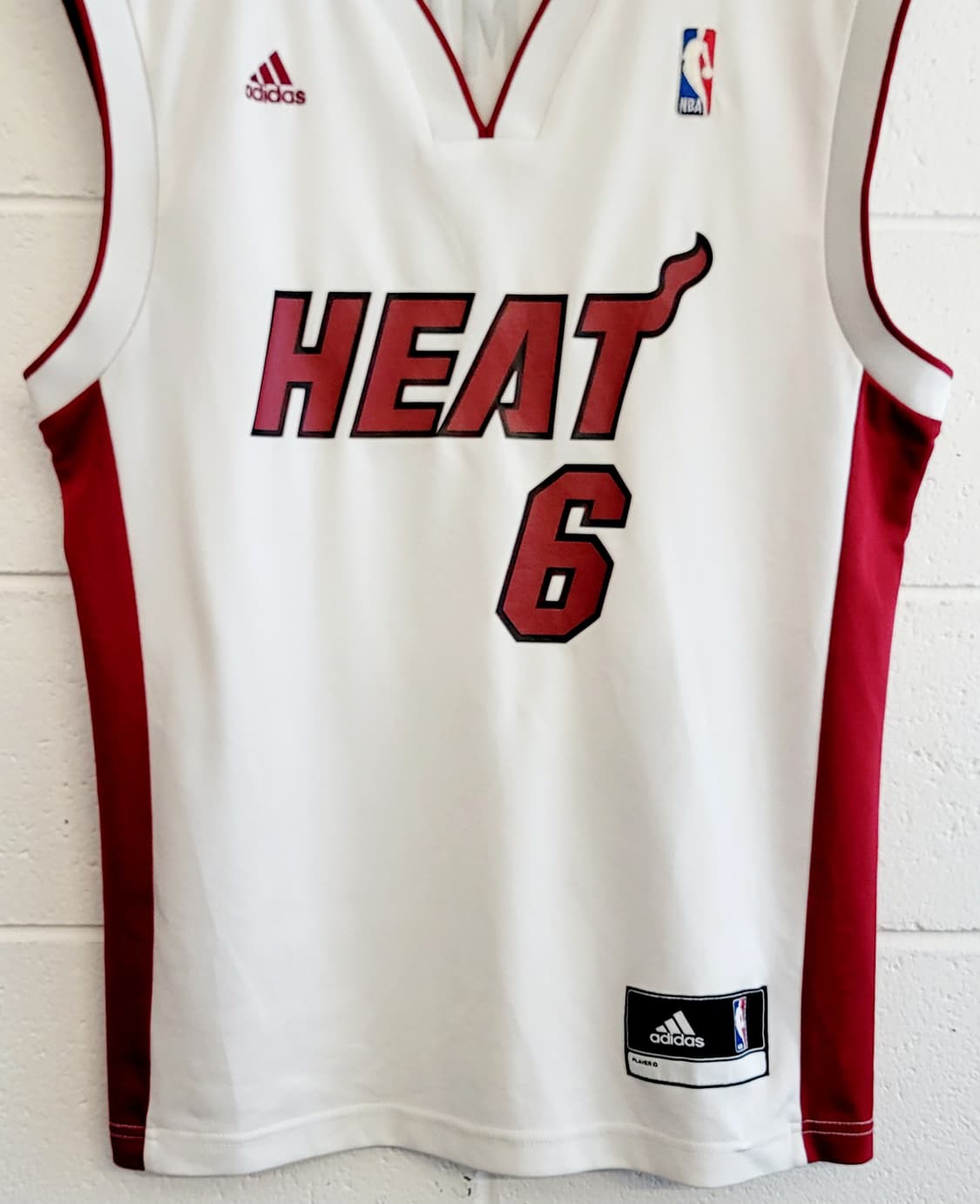 아디다스 NBA 마이애미 히트(No.6 르브론제임스) 져지(유니폼) 상품이미지4