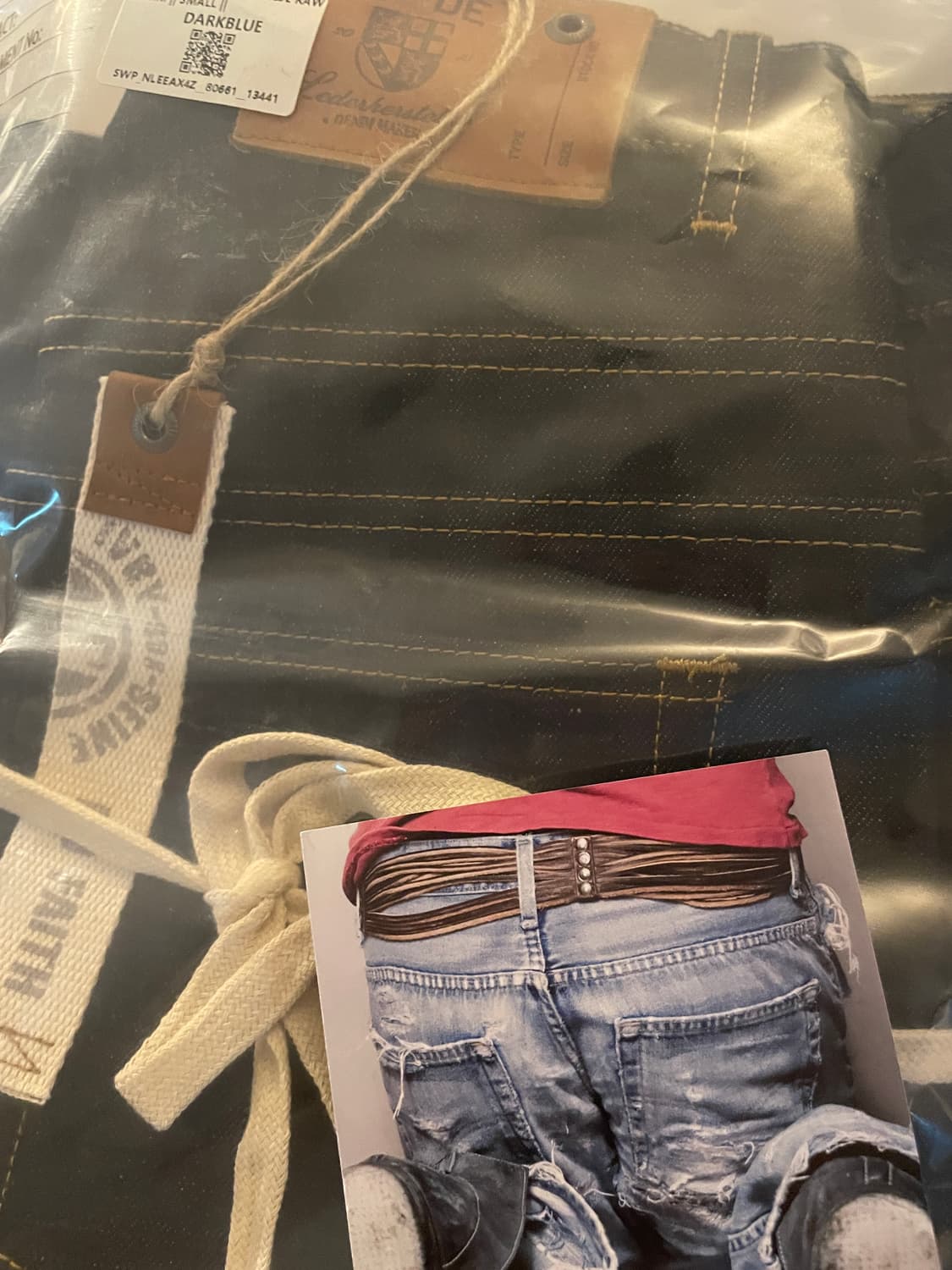 노페이스스튜디오 로우 데님 울트라 루즈핏 블루 상품이미지3