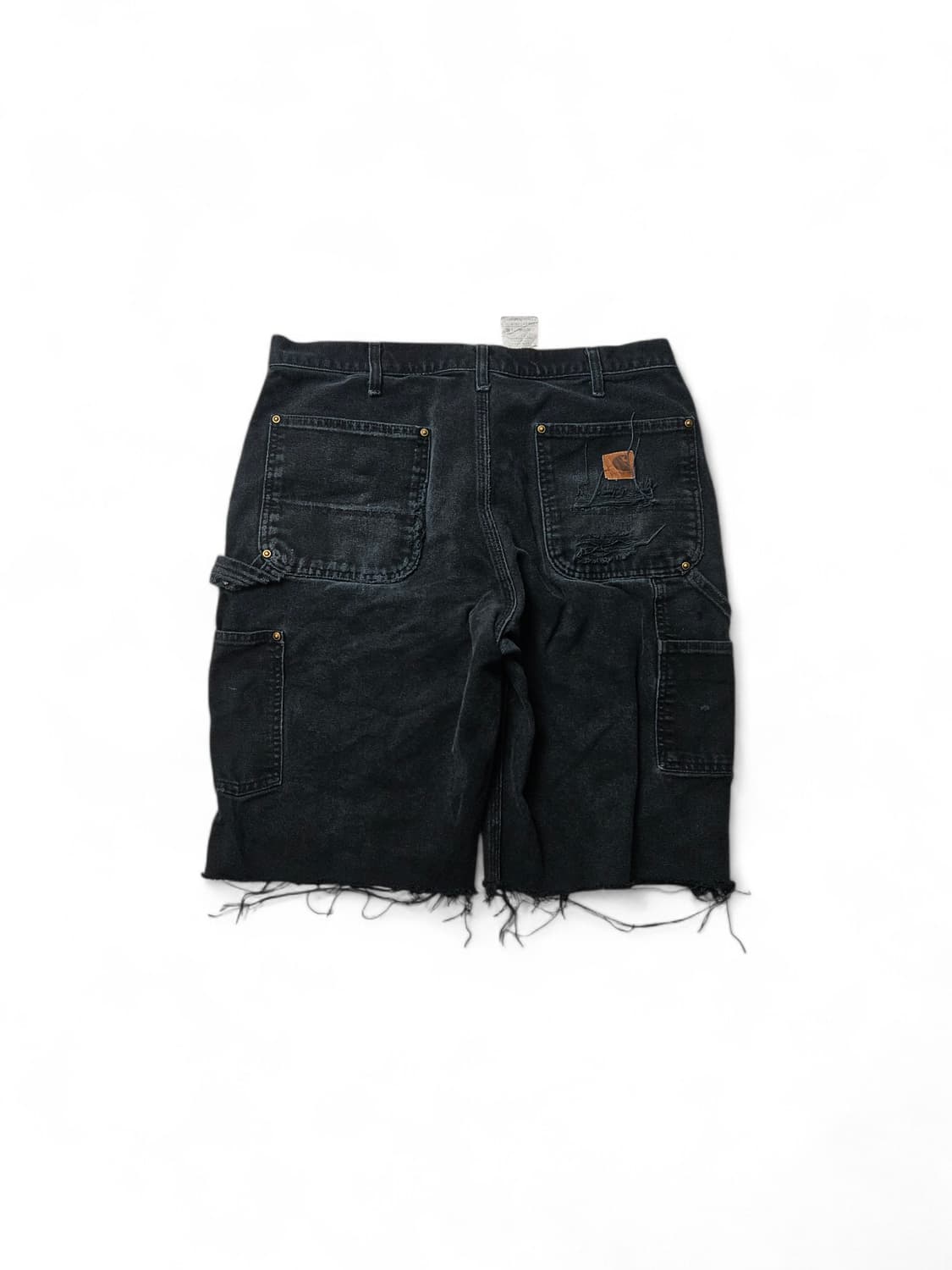 칼하트 더블니 쇼츠 디스트레스드 데미지 34 하드페이딩 반바지 상품이미지2