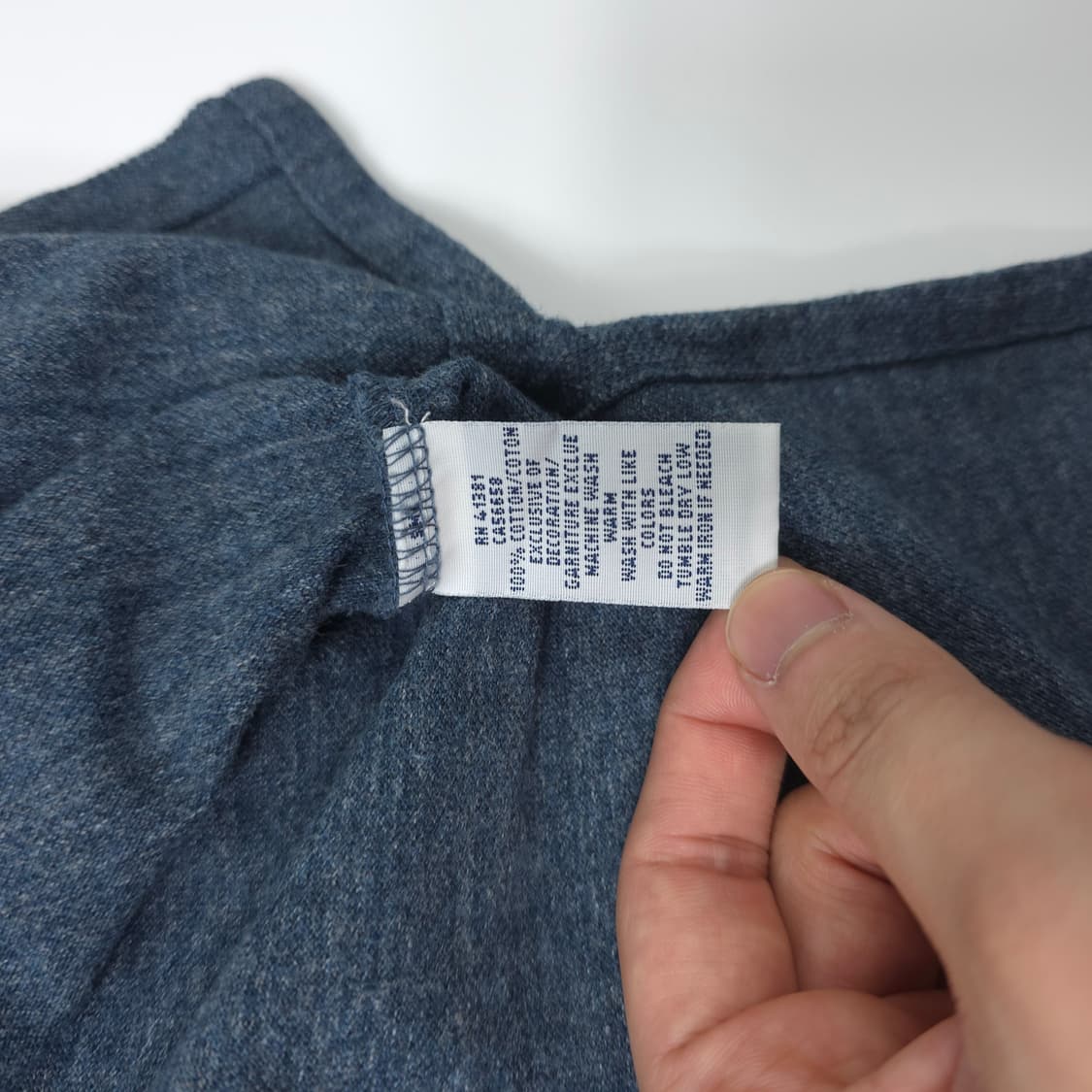 폴로 랄프로렌 커스텀핏 코튼 반팔카라티 네이비 (L) 상품이미지5