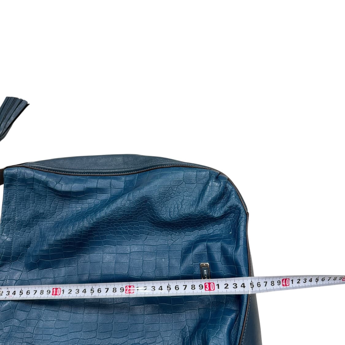 코치 빈티지 태슬 숄더백 가방 블루 상품이미지5