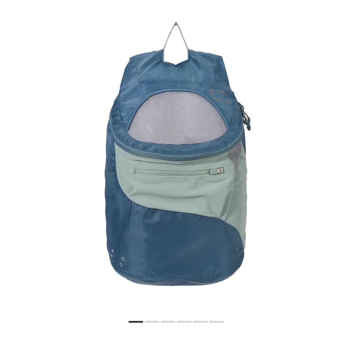 미스치프 라이트웨이트 집 어라운드 백팩 블루 그레이 상품이미지1