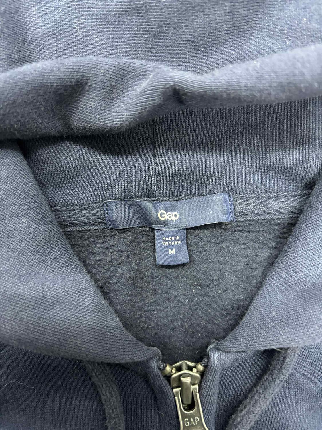 Gap 갭 네이비 폭닥 스웻 걸즈 후드집업 희귀져지(M) 상품이미지4