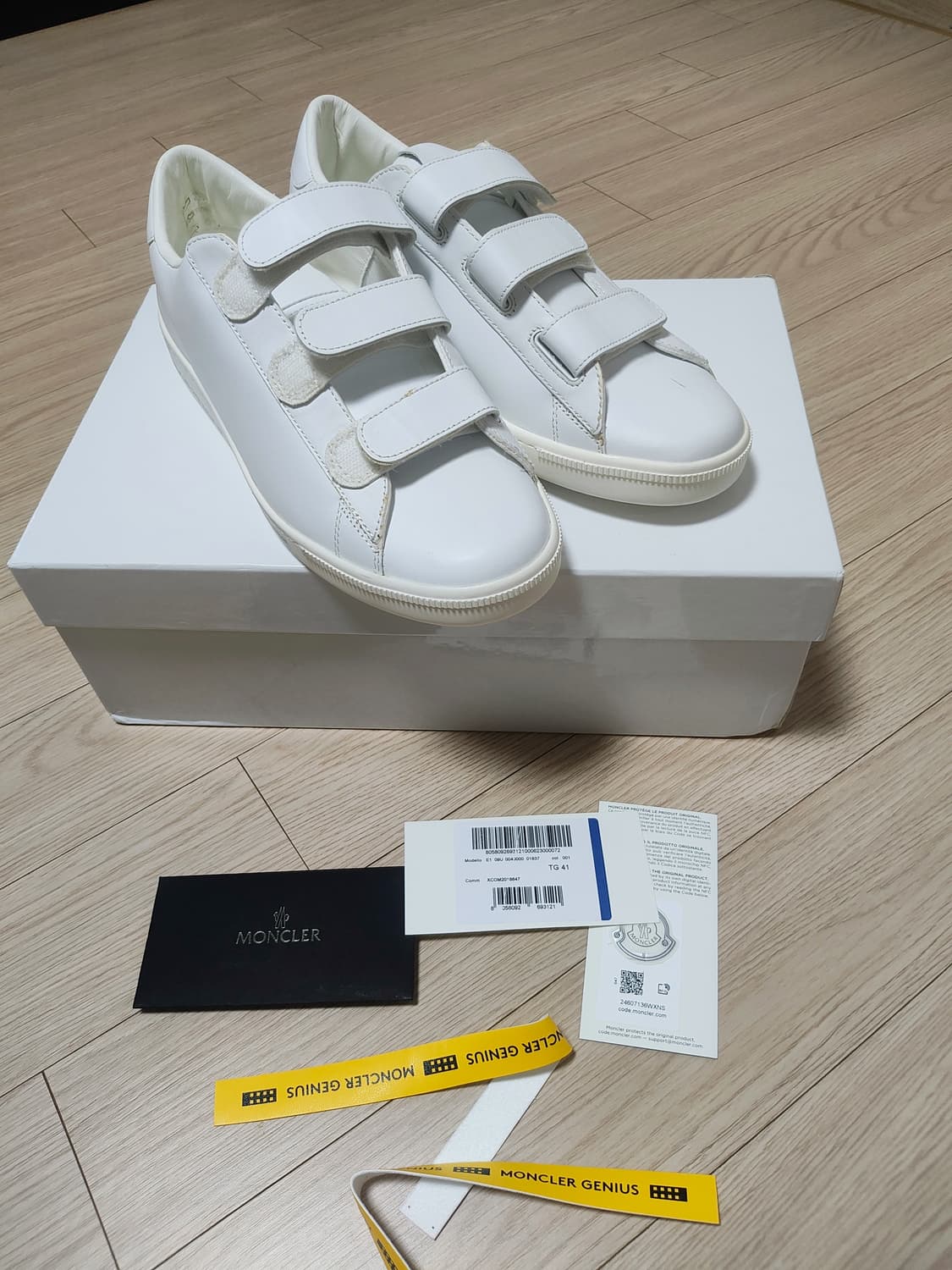 [N] 몽클레르 지니어스 프래그먼트 스니커즈 260mm 상품이미지1