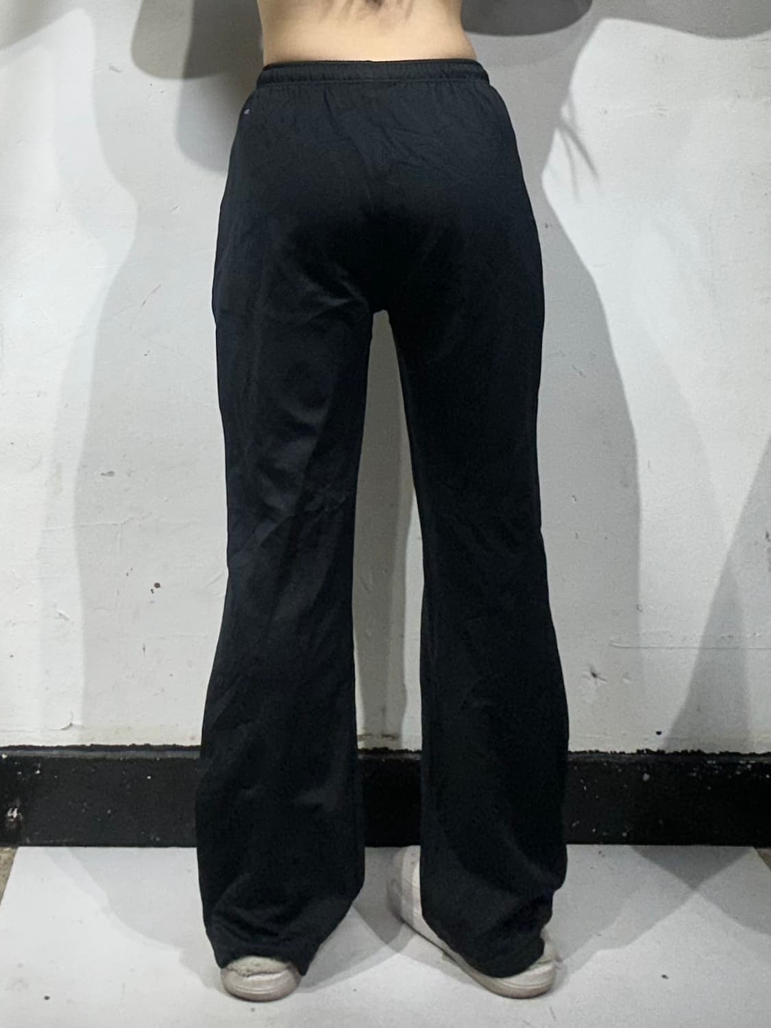 00s 나이키 블랙 그레이 사이드 라인 와이드 팬츠 S 상품이미지3