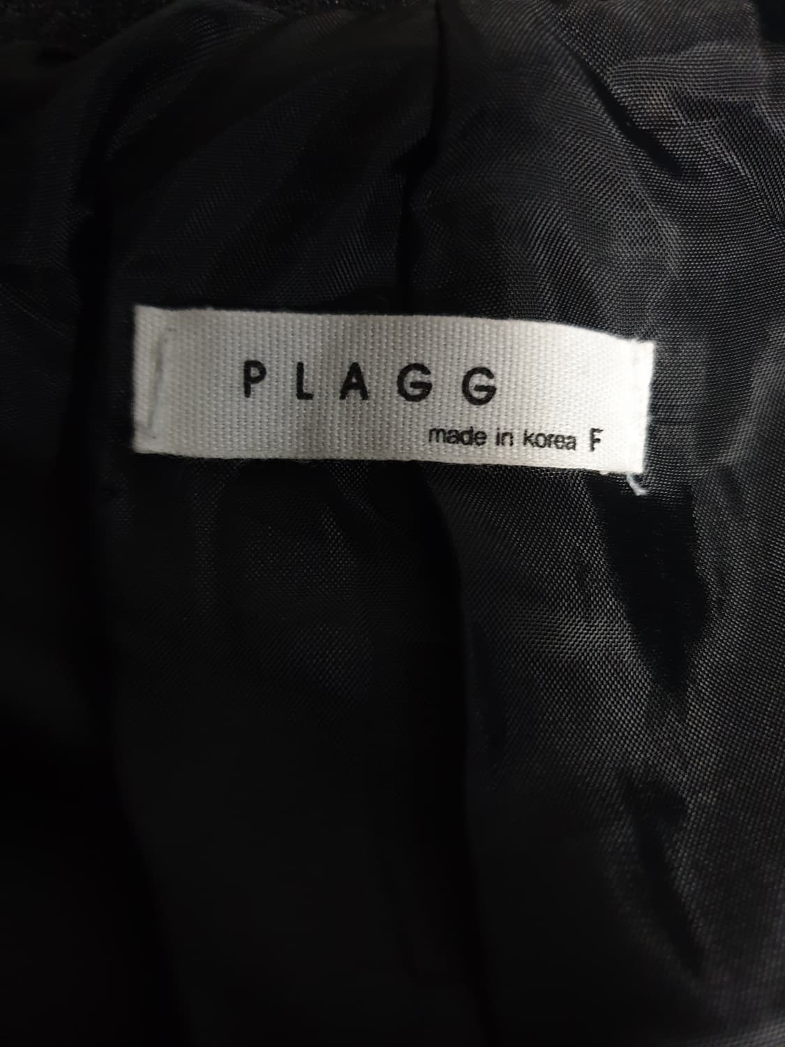 PLAGG 벨티드 비스코스 혼방 울 롱코트 블랙 (F) 상품이미지3