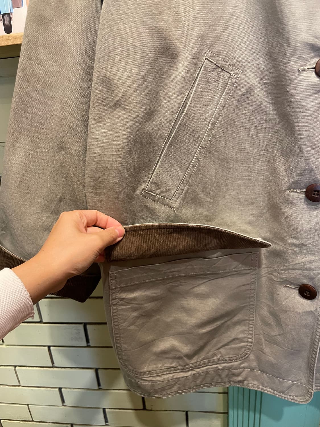 00's Vintage L.L.Bean Classic Field Coat 상품이미지4