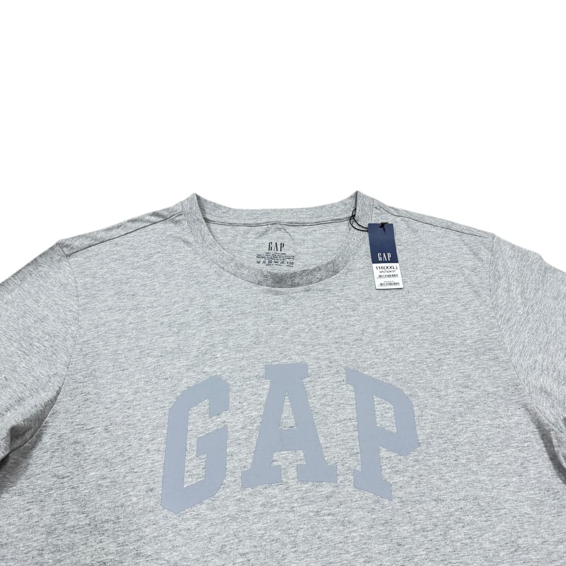 GAP 스펠로고 반팔티 그레이 2XL 110 상품이미지2