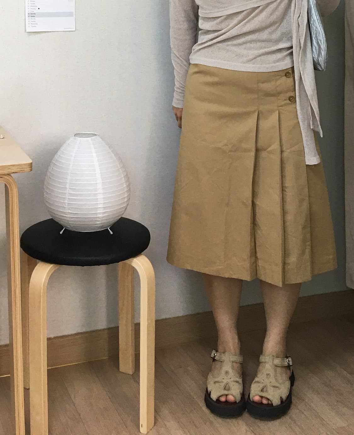 56.버튼사이드플리츠sk 상품이미지1