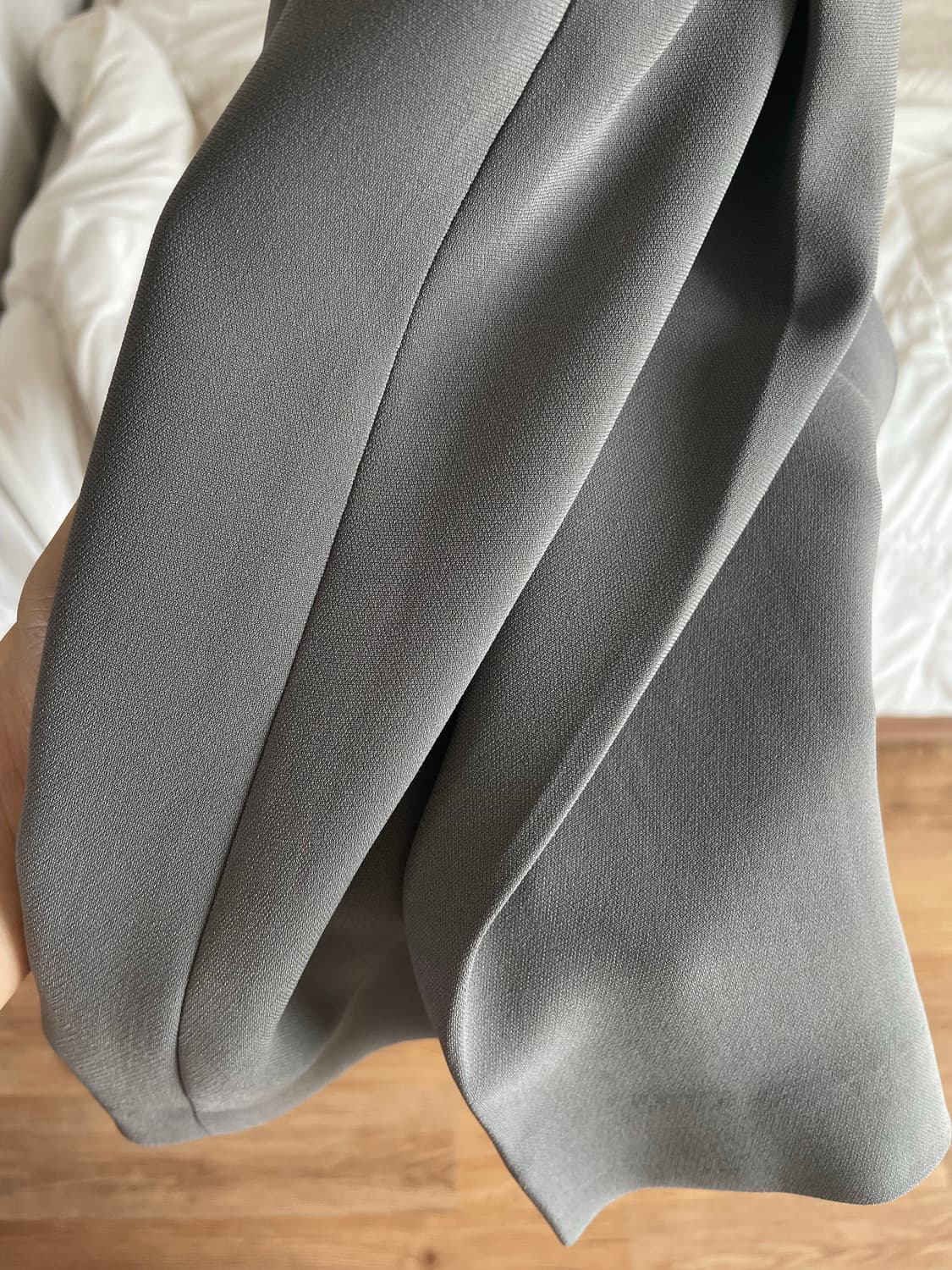 프론트로우 애쉬 카키 그레이 수트 셋업 판매해요. 상품이미지5