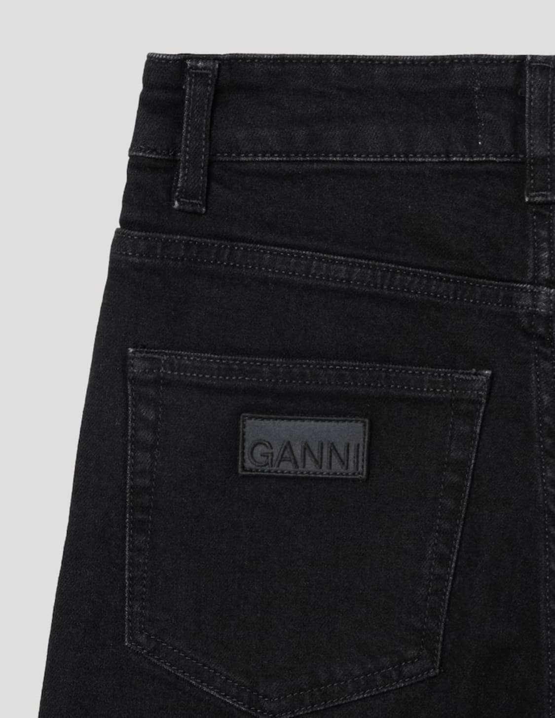 가니 데님 워싱 블랙 팬츠  상품이미지10