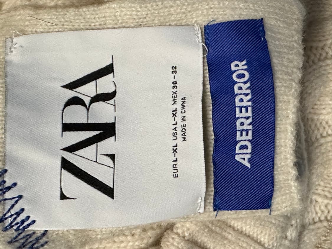 자라 아더에러 패치워크 오버사이즈 니트 스웨터 상품이미지3