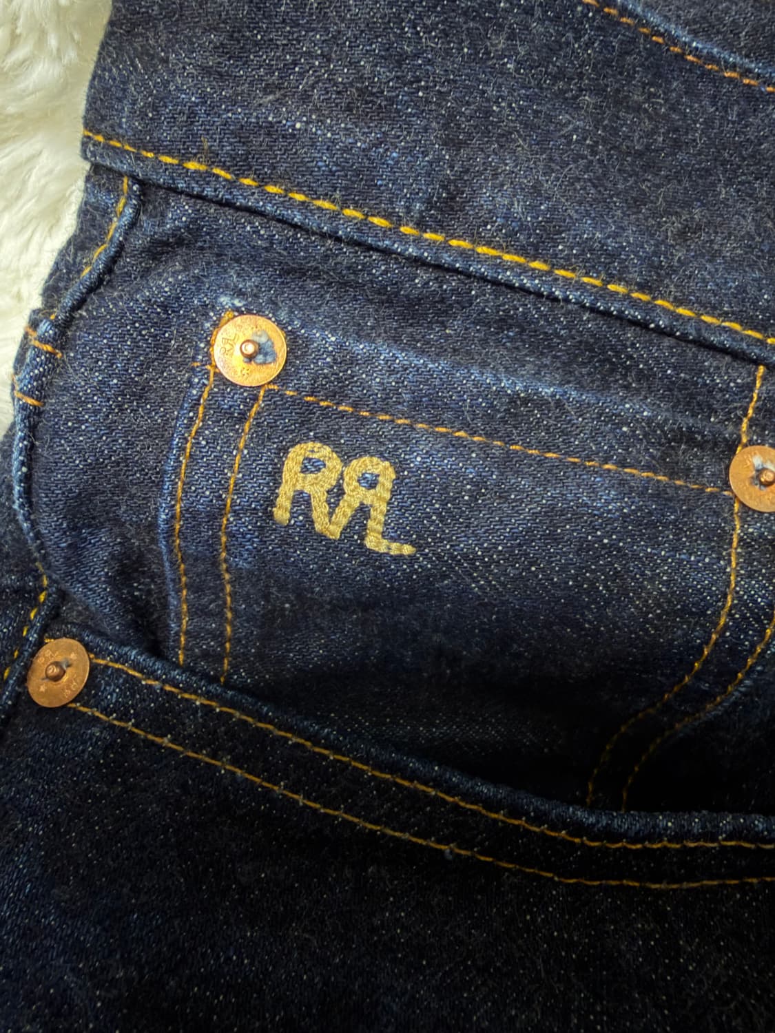 [32x30] 더블알엘 빈티지 파이브포켓 이스트웨스트 진 상품이미지3