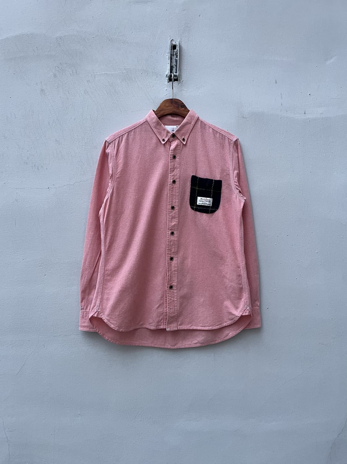 Harris Tweed 핑크컬러 셔츠  상품이미지2