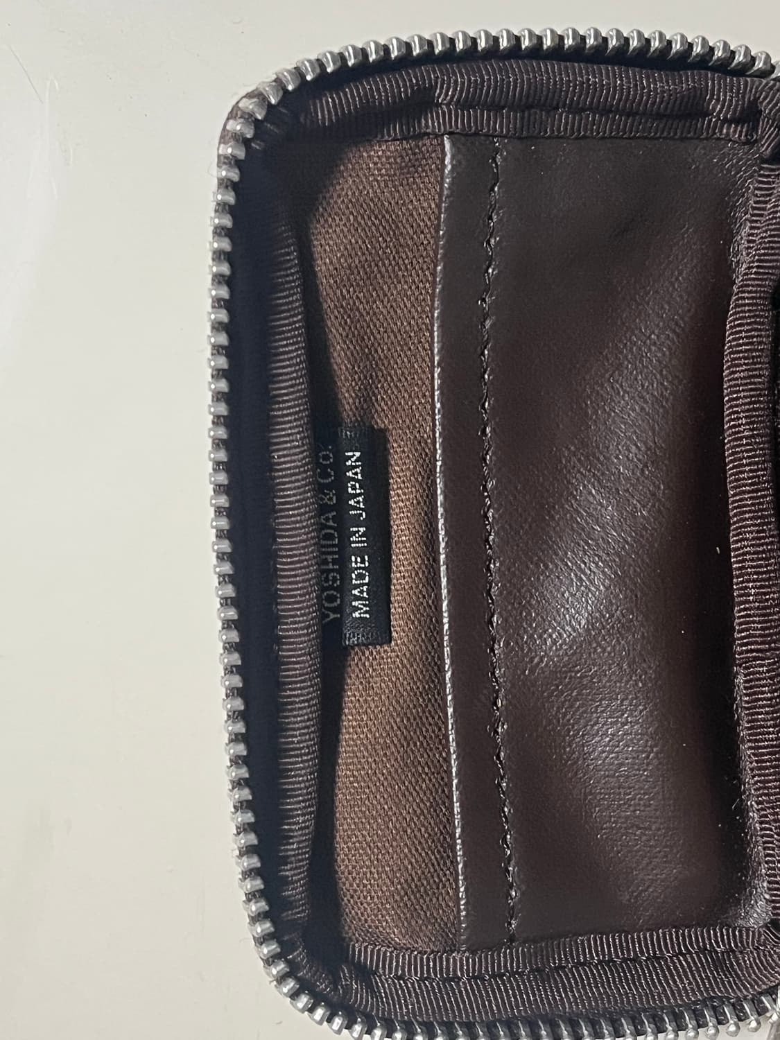 포터 멀티 코인 케이스 지갑 브라운 상품이미지5