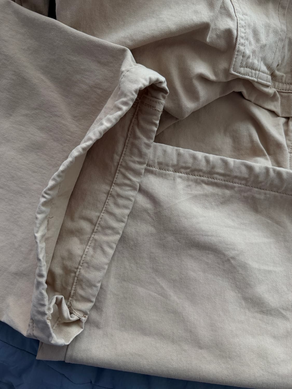 노드/Stone Washed Cargo pants (Beige)/2 상품이미지3