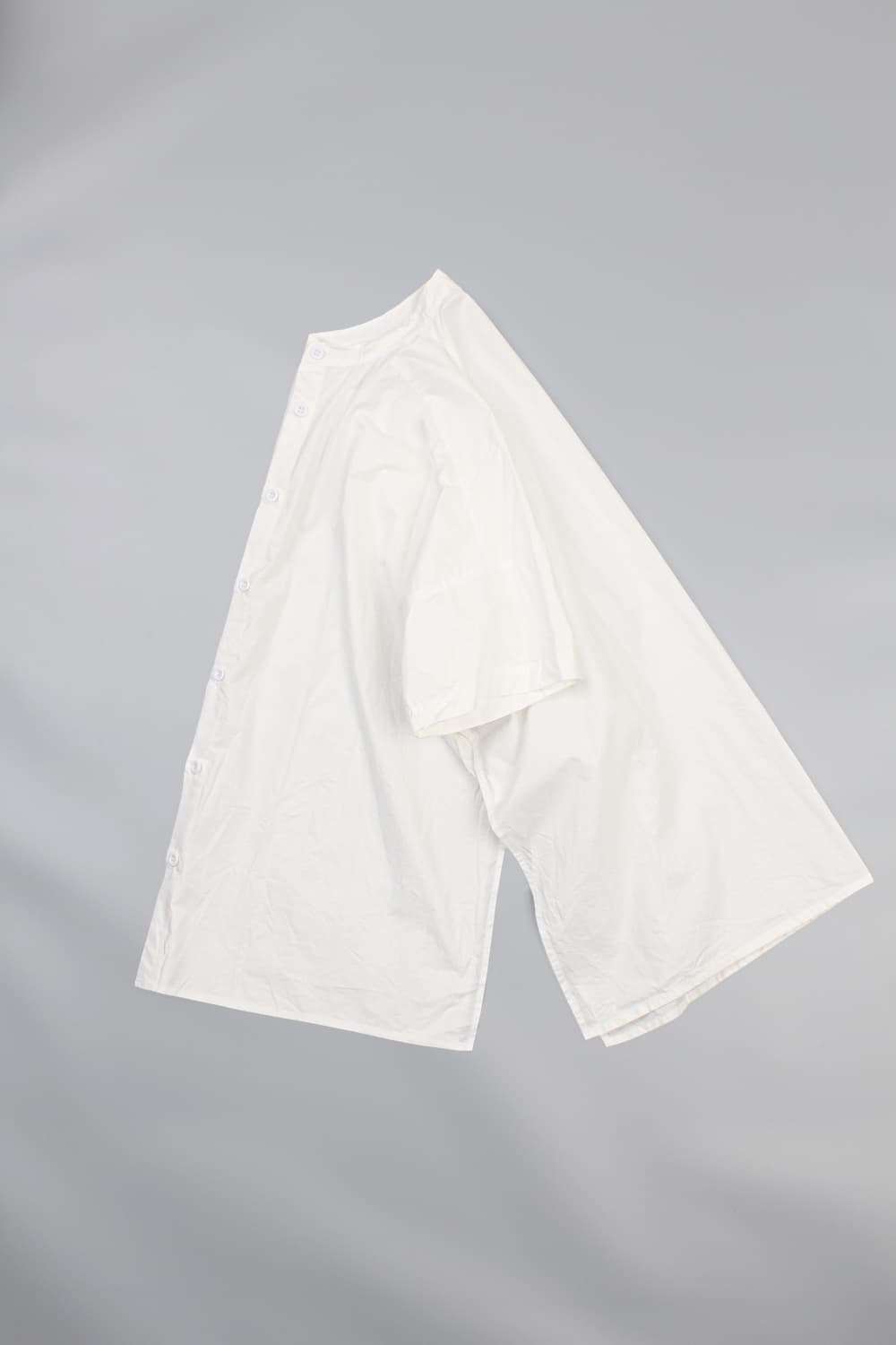 YARMO Oversized Band Collar Half Shirt ( 상품이미지6