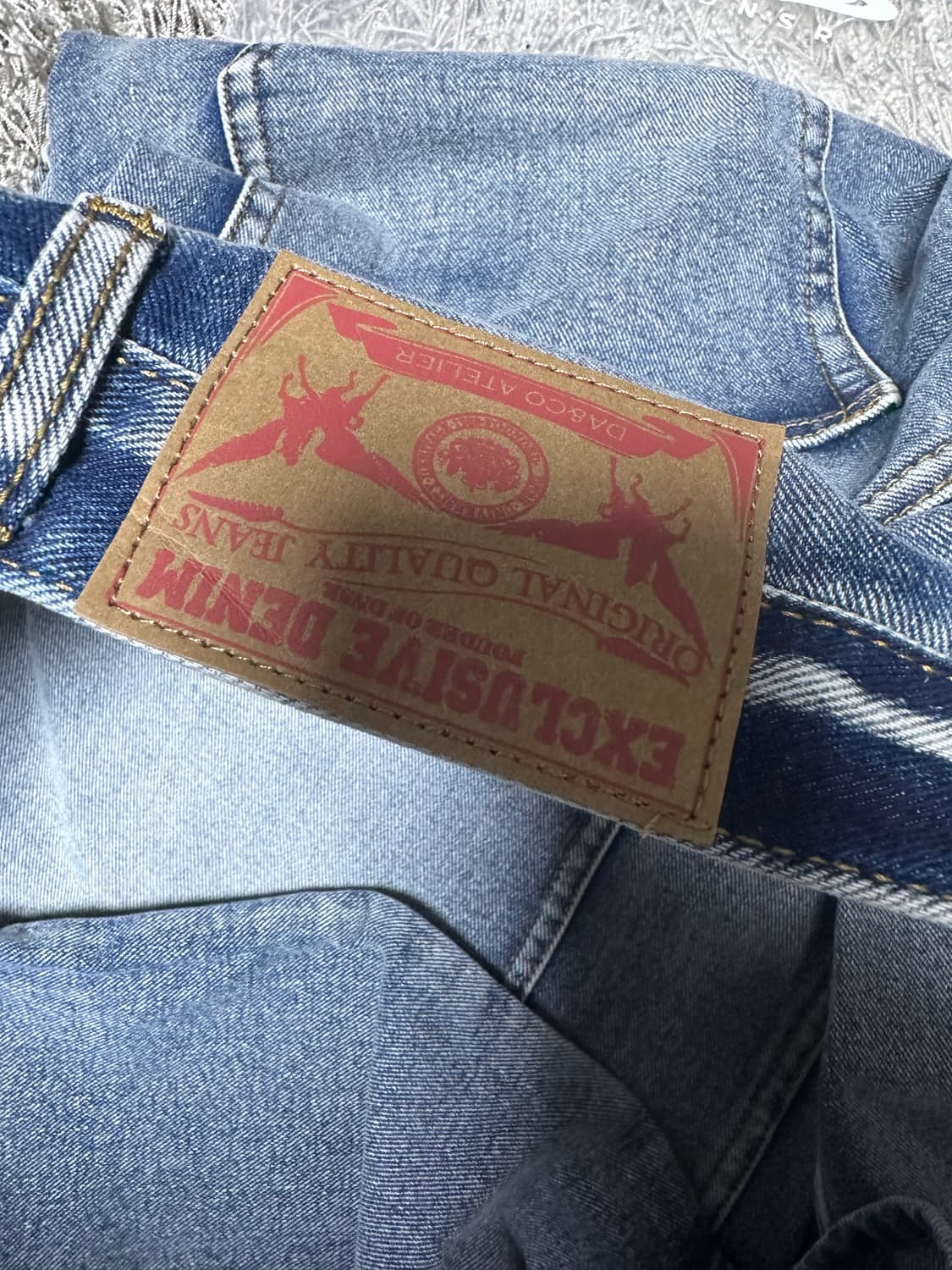 [L] dnsr 디앤써 브러쉬 카펜터 데님 팬츠 상품이미지8