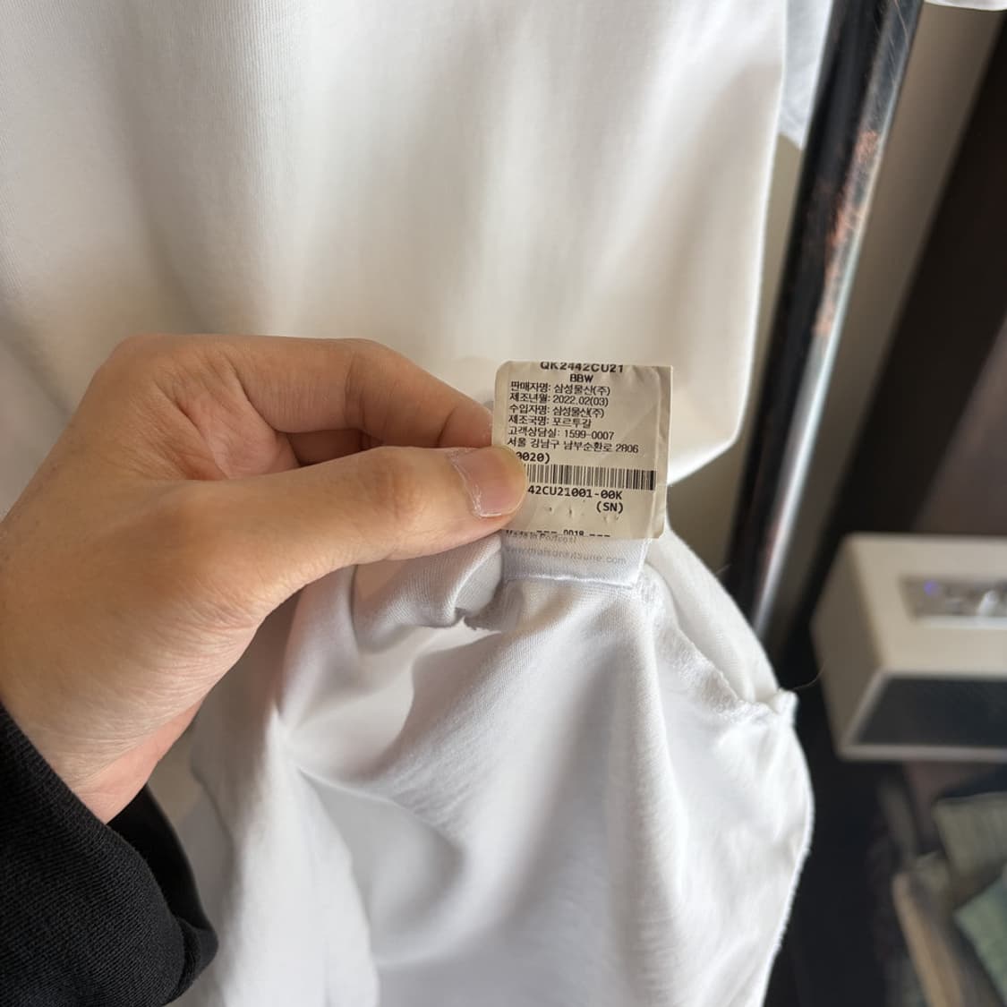 16785 - 메종키츠네 더블 폭스 헤드 반팔 티셔츠 상품이미지5