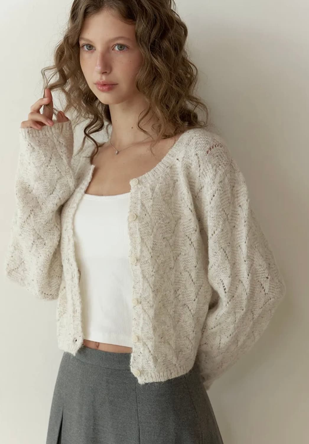 새상품) 리엘 노바 가디건 Nova knit cardigan  상품이미지3