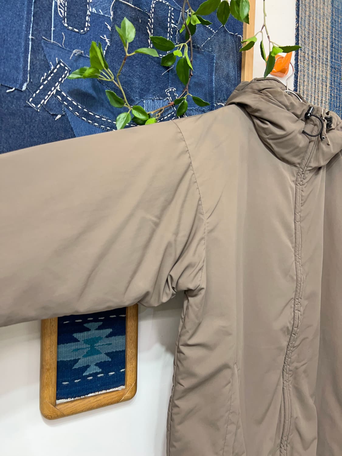 00's Montbell Puff Hoodie Brown 상품이미지4