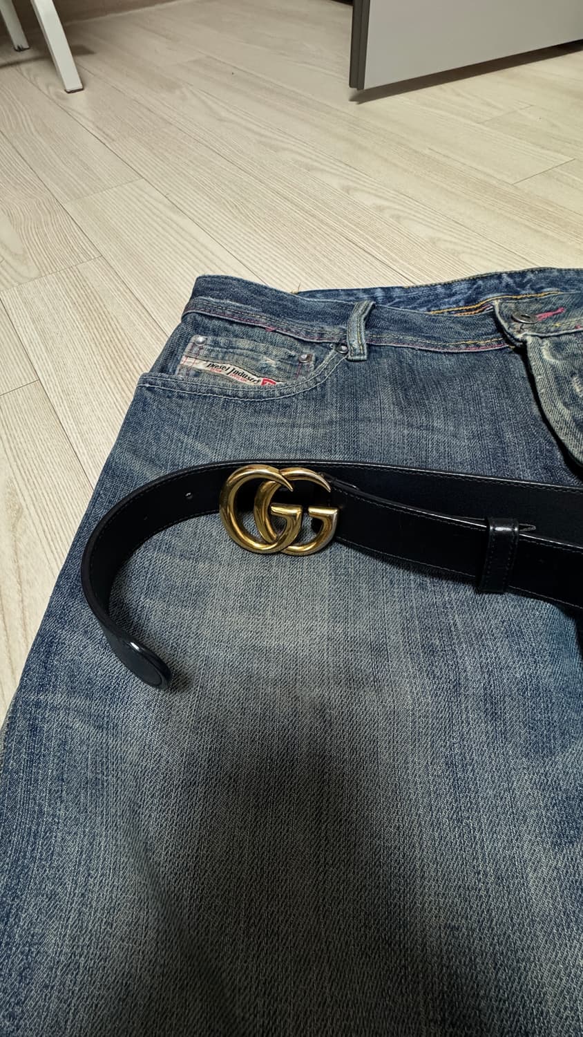 구찌 마몬트벨트 팝니다 90/36  상품이미지1