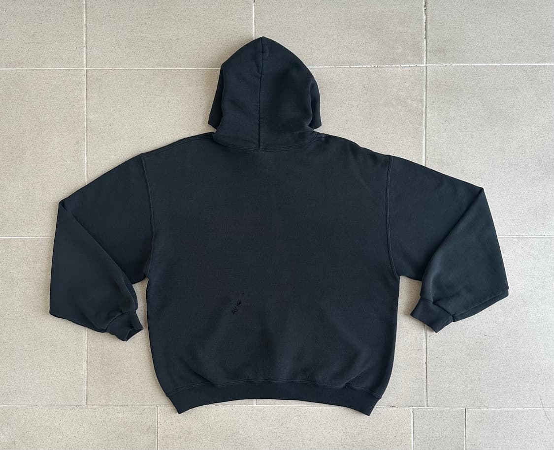 90s 빈티지 러셀 후드 블랙 L 상품이미지2
