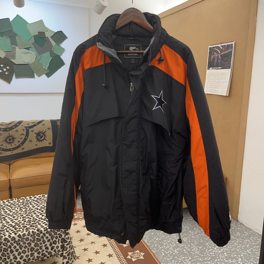 스타터 택사스 댈러스 카우보이스 누빔 바람막이 자켓 M C09695 상품이미지3