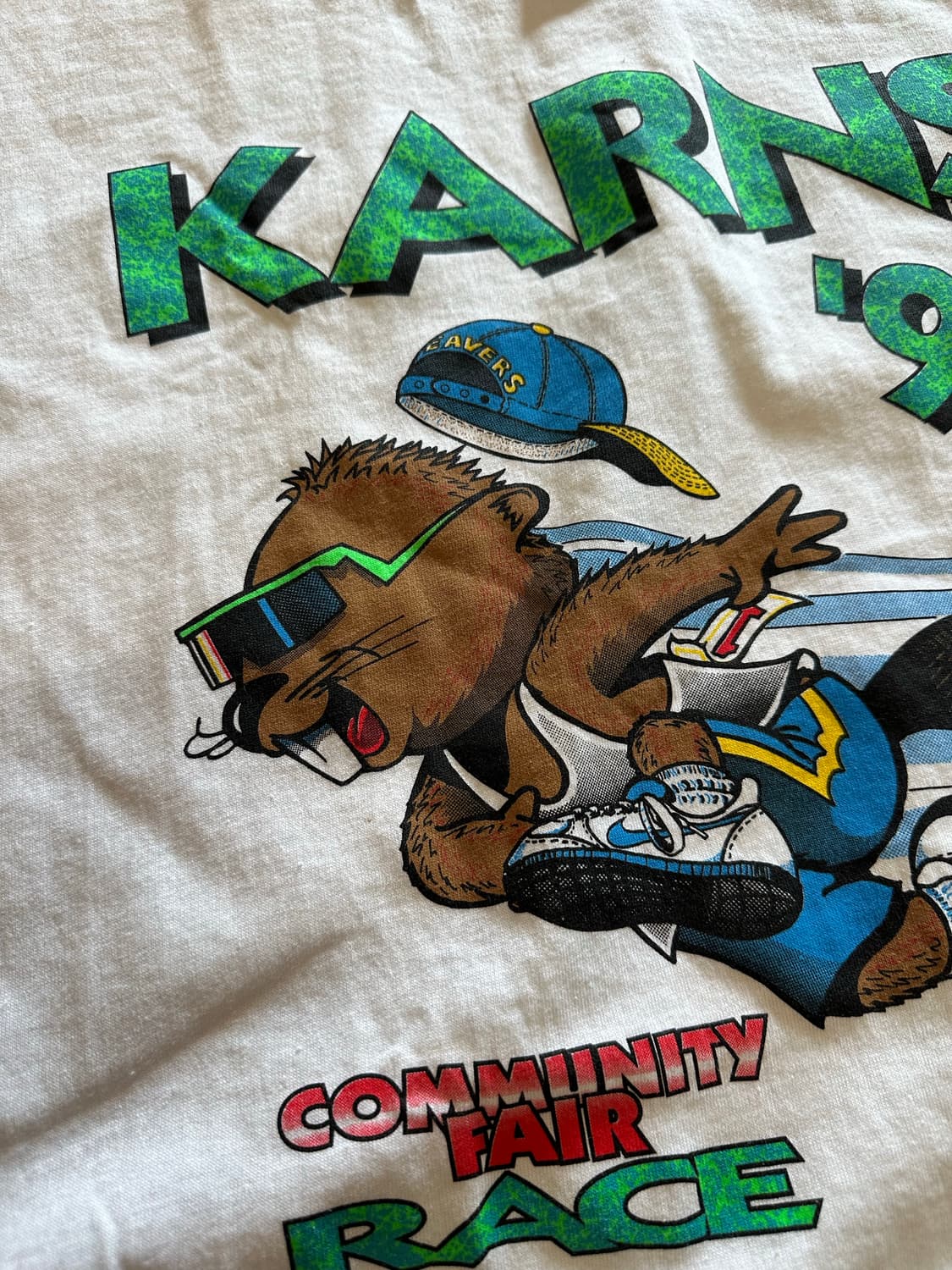 90s karns community fare race tee - XL 상품이미지4