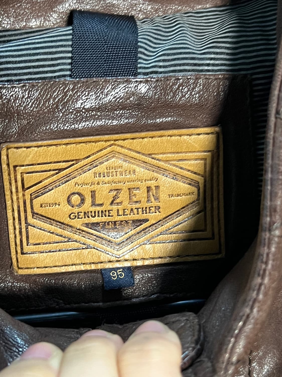 올젠 빈티지 양가죽 자켓 처분  상품이미지3