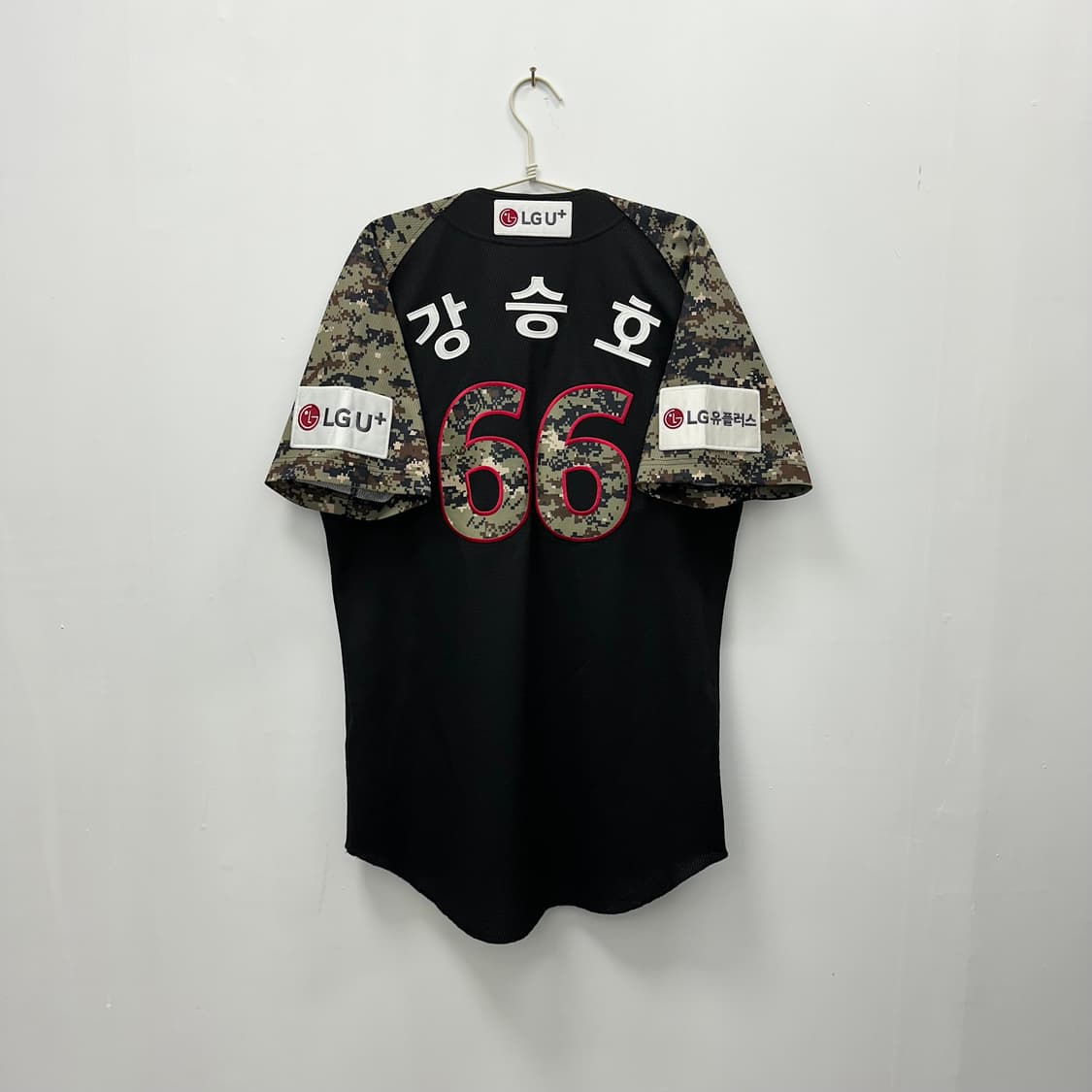 데상트 LG트윈스 밀리터리 강승호 마킹 유니폼 XL 상품이미지6