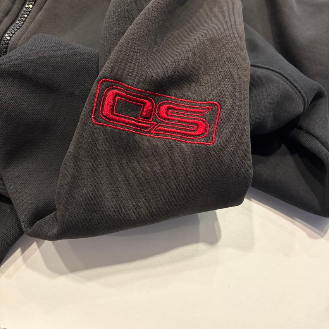 [XL] 90s 퀵실버 빈티지 빅로고 블랙 후드집업 D597 상품이미지6