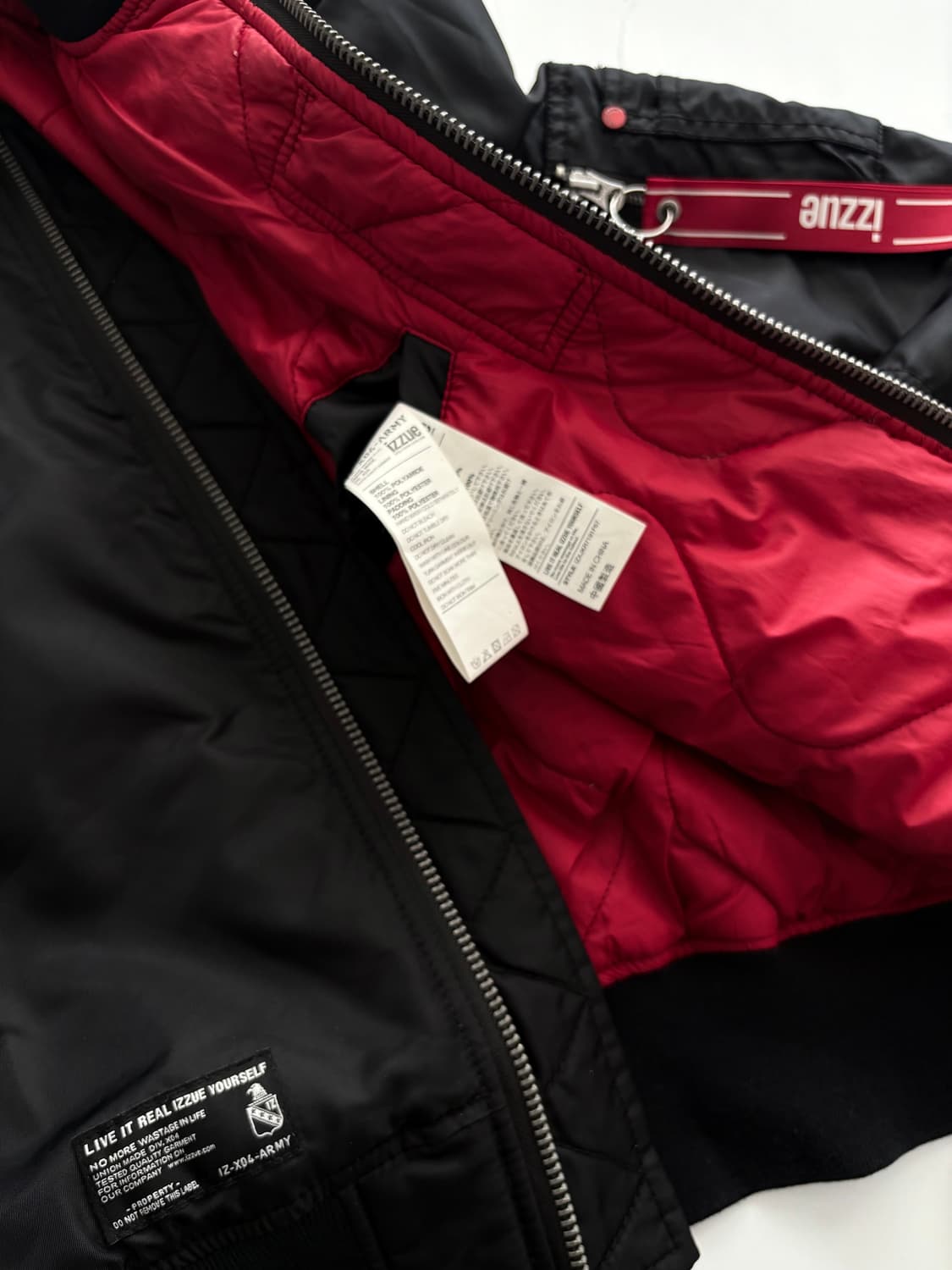 IZZUE-ARMY Ma-1 항공 점퍼 상품이미지5