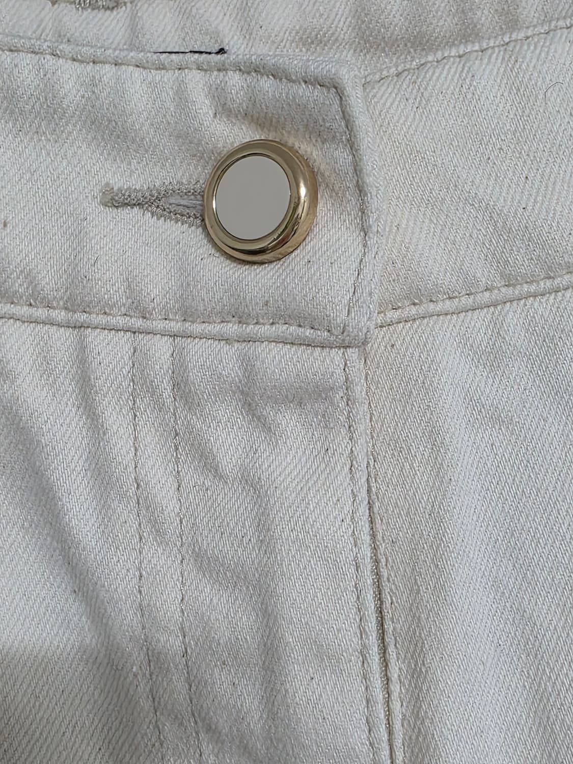 한섬 SJ SJ 화이트 면 와이드팬츠 64-94 상품이미지3