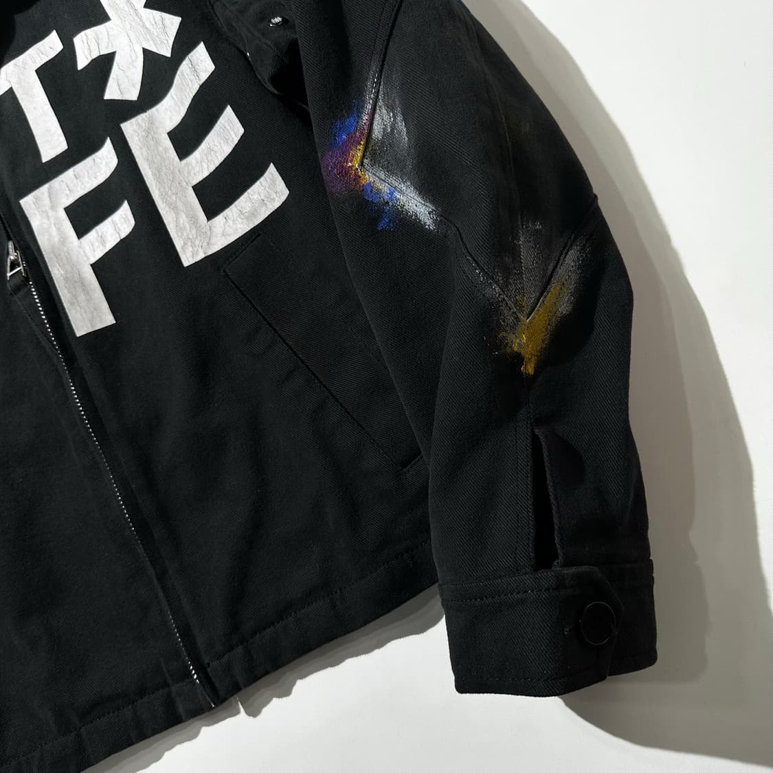 더 뮤지엄 비지터 GUT LIFE 페인팅 코튼 워크 자켓 상품이미지7