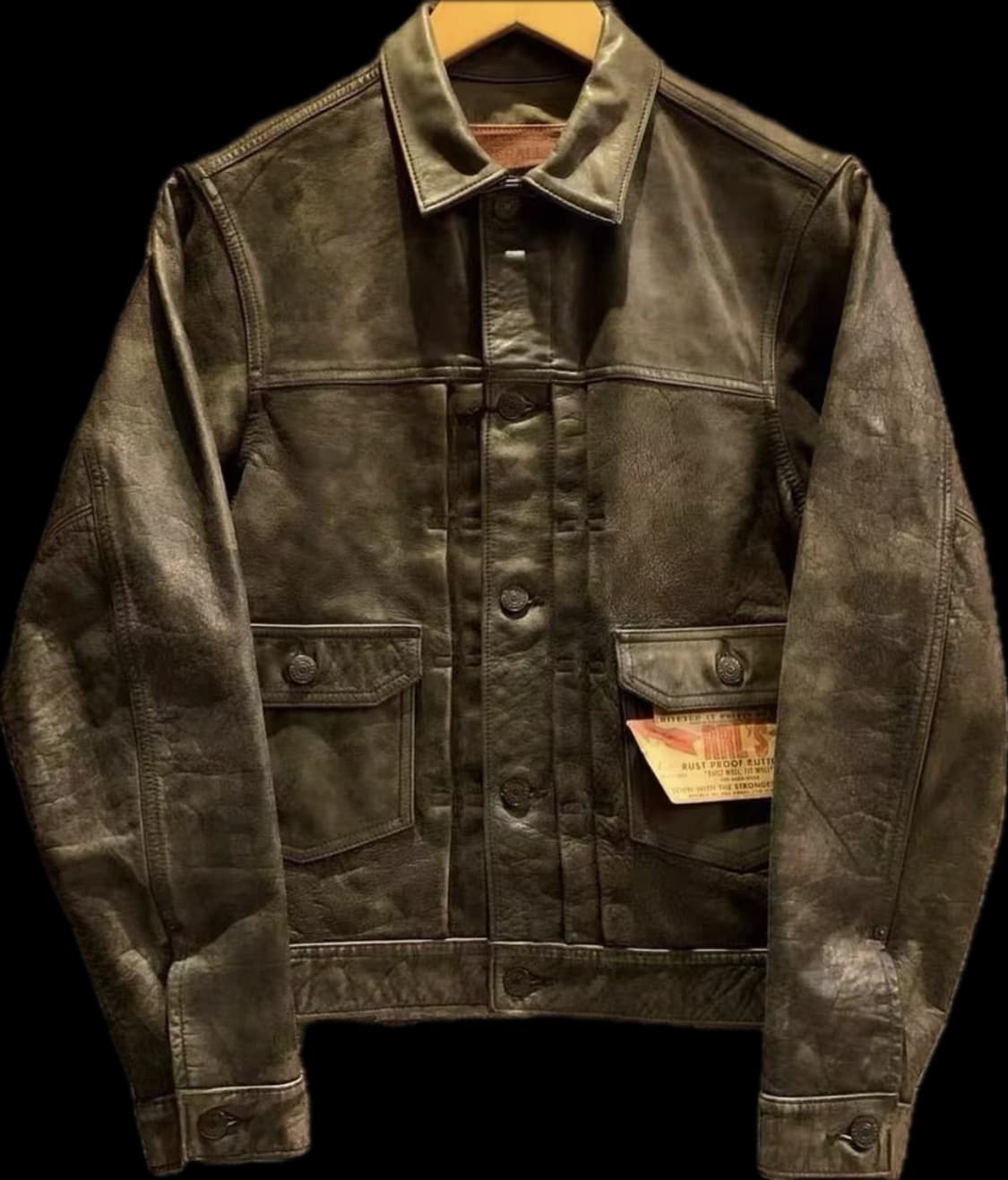 rrl 버팔로 가죽자켓 m 상품이미지2