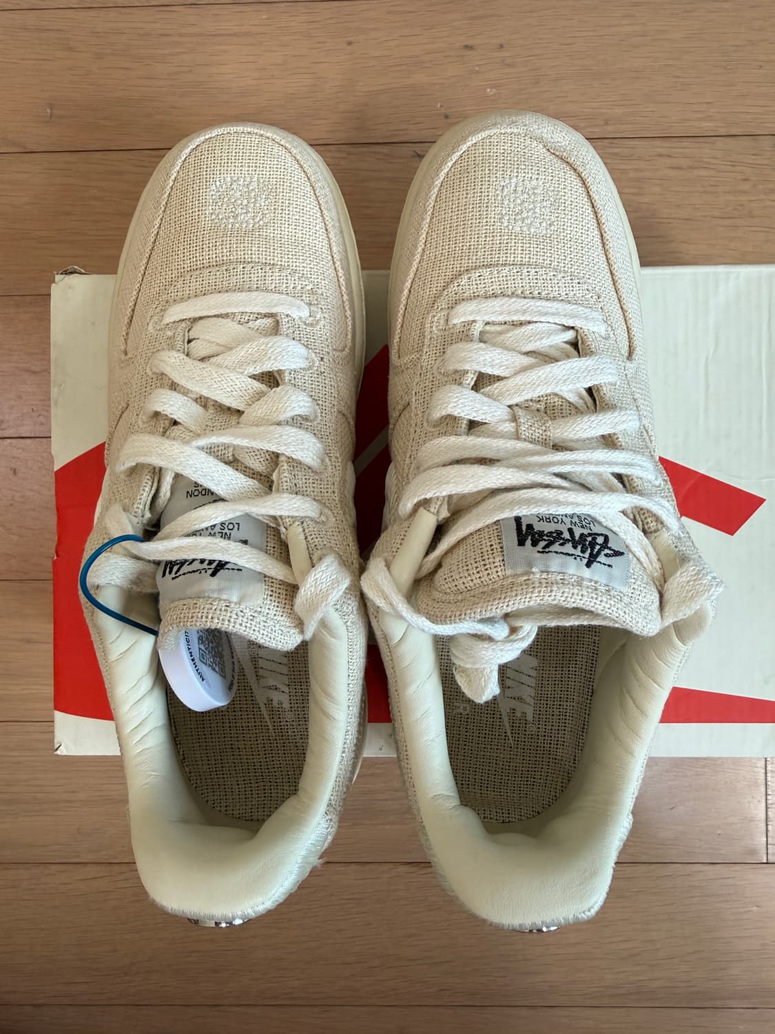 [230] 나이키 x 스투시 나투시 에어포스1 로우 파슬 상품이미지4