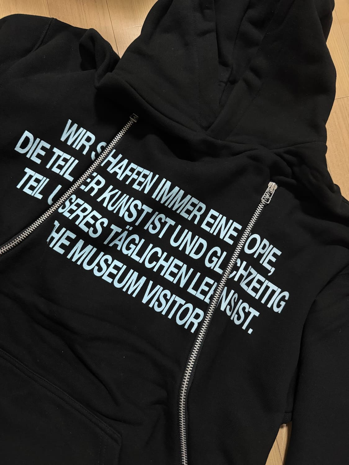 더뮤지엄비지터 지퍼 후드/M 상품이미지1