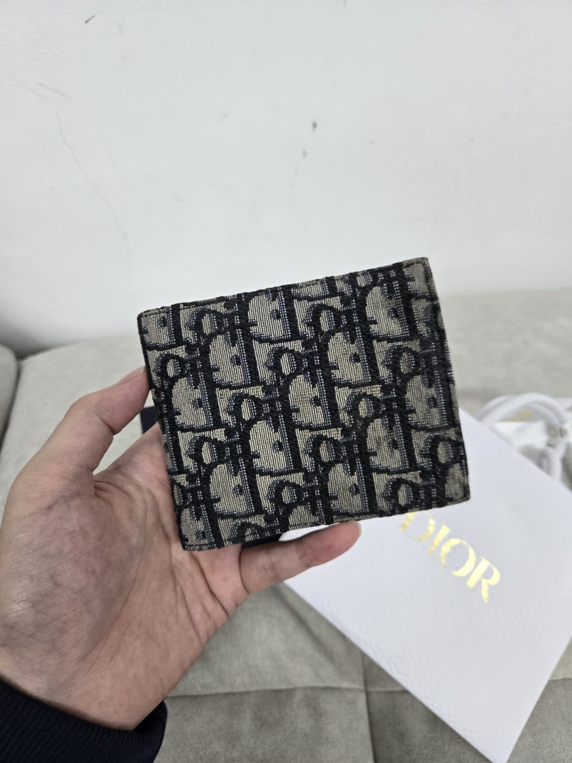 [보증서 정품]디올 오블리크 반지갑 상품이미지2