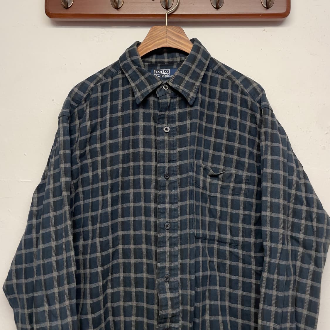 폴로 랄프로렌 로웰 스포츠 그린체크 셔츠   상품이미지3