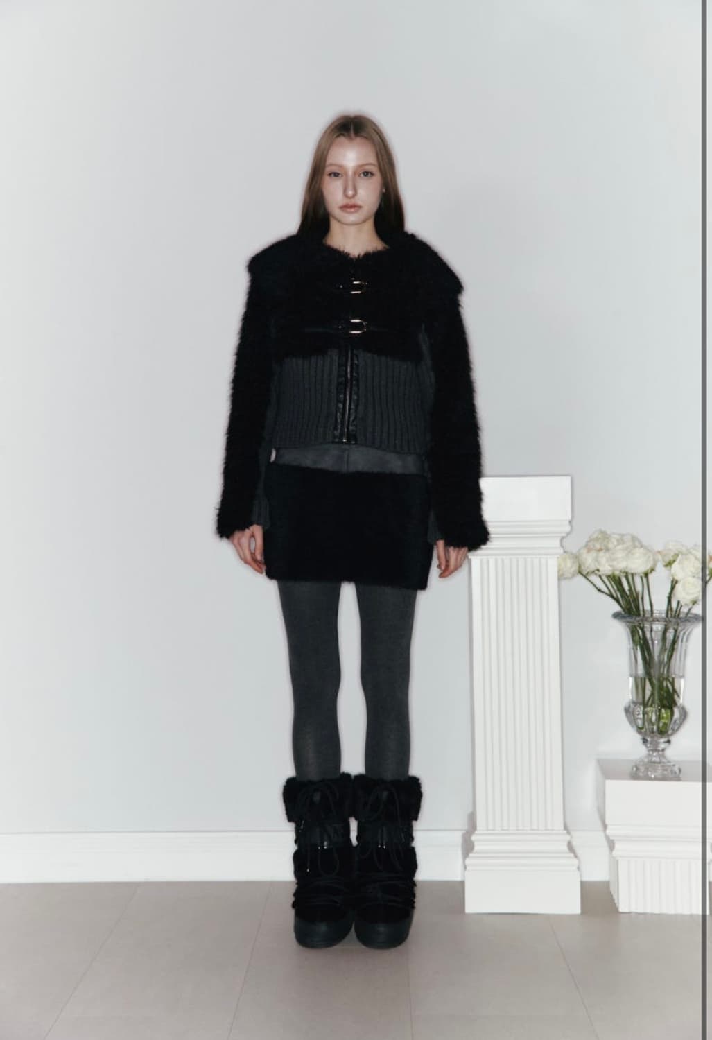 아수라 니트 퍼자켓 상품이미지2