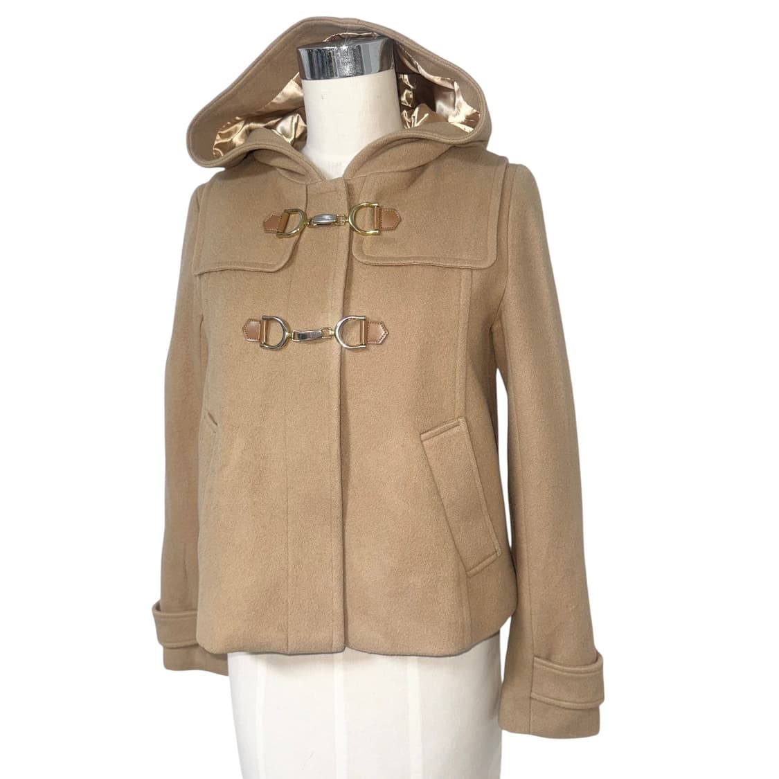 Milky Brown Mini Duffle Jacket 상품이미지2