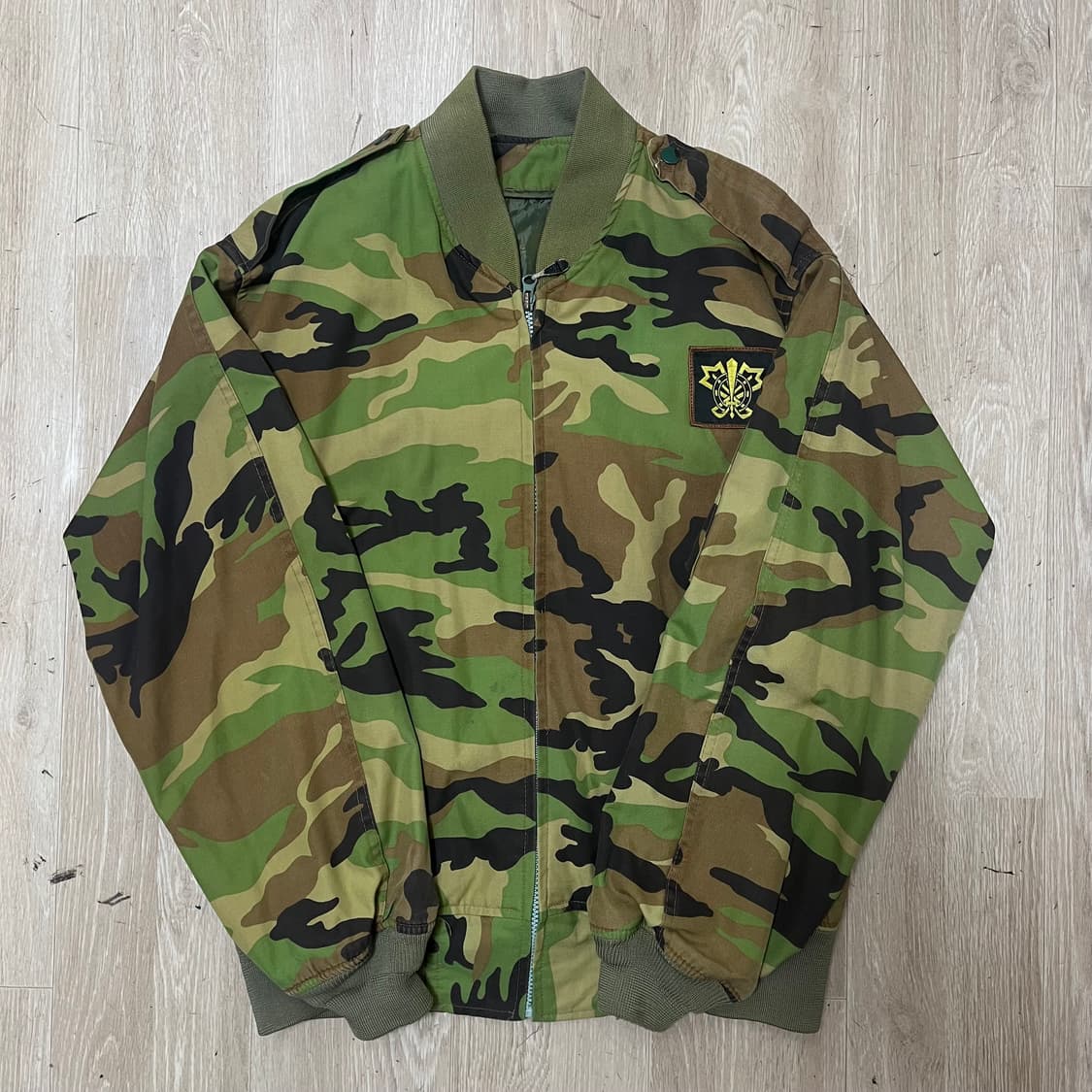 앤틱스태틱 남성 MA-1 밀리터리 카모 항공점퍼 L(100) 상품이미지4